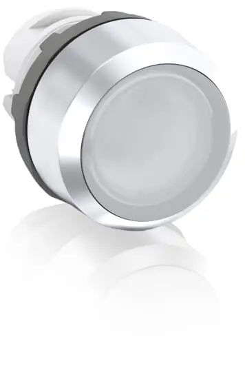 Produktfoto 1 von ABB MP1 Drucktastenkopf Ø 22.5 mm, lichtdurchlässig Tastend Rund, IP66