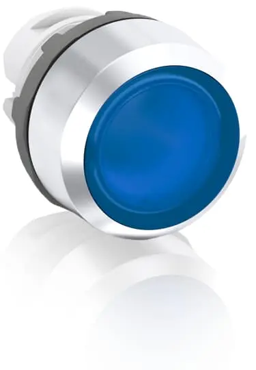 ABB MP2 Drucktastenkopf Ø 22.5 mm, Blau wartungsfrei Rund