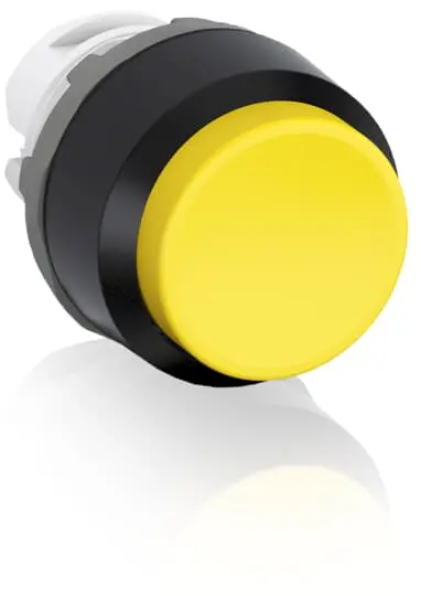 Produktfoto 1 von ABB MP3 Drucktastenkopf Ø 22.5 mm, Gelb Tastend Rund, IP66