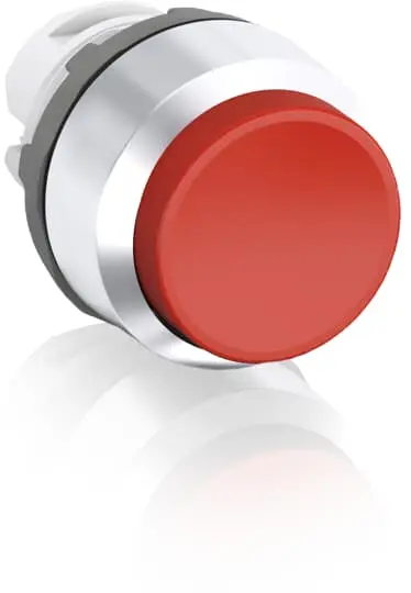 Produktfoto 1 von ABB MP3 Drucktastenkopf Ø 22.5 mm, Rot Tastend Rund
