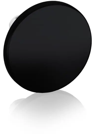 Produktfoto 1 von ABB MPM2 Drucktastenkopf Ø 22.5 mm, Schwarz Tastend Rund, IP66