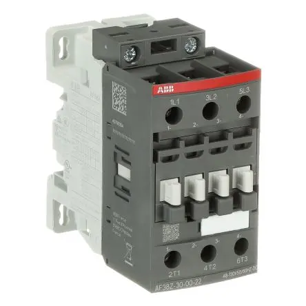 Produktfoto 1 von ABB AF Schütz 130V-Spule, 3-polig / 50 A 130V 18.5 kW 3 Schließer Motorsteuerung 8-Hilfskontakte