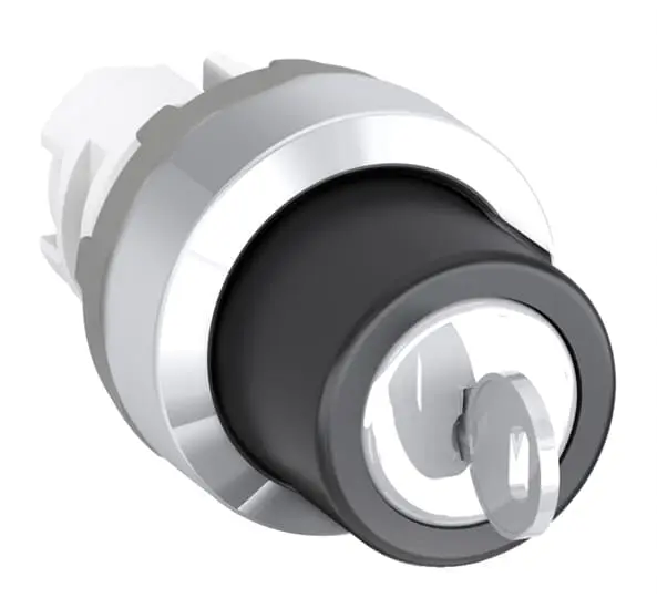 Produktfoto 1 von ABB M2SSK2 Schlüsselschalterkopf 22.5 mm 2 Positionen wartungsfrei IP66