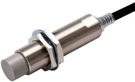 Produktfoto 1 von Omron E2E M18 Induktiver Näherungssensor, Gewinderohr PnP / 200mA 16 mm, IP69K 30 V dc