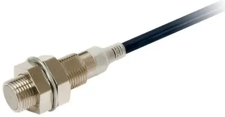 Produktfoto 1 von Omron E2E M12 Induktiver Näherungssensor, Gewinderohr PnP / 100mA 2 mm, IP69K 30 V dc