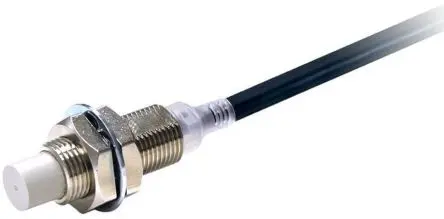 Produktfoto 1 von Omron E2E M12 Induktiver Näherungssensor, Gewinderohr PnP / 200mA 5 mm, IP67, IP67G, IP69K 30 V dc