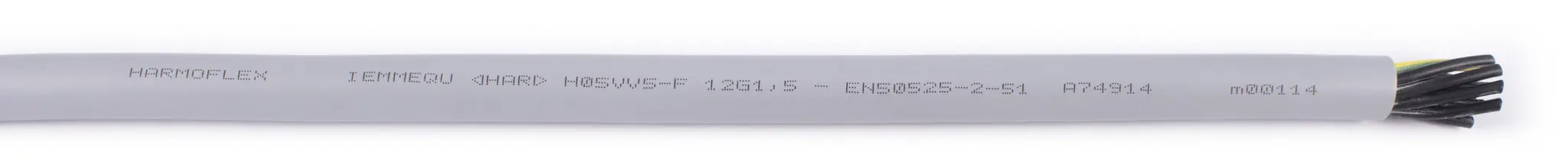 Produktfoto 1 von AXINDUS H05VV5F Steuerkabel, 12-adrig 1.5 mm² 14 AWG Grau Ungeschirmt, 100 m, Polyvinylchlorid