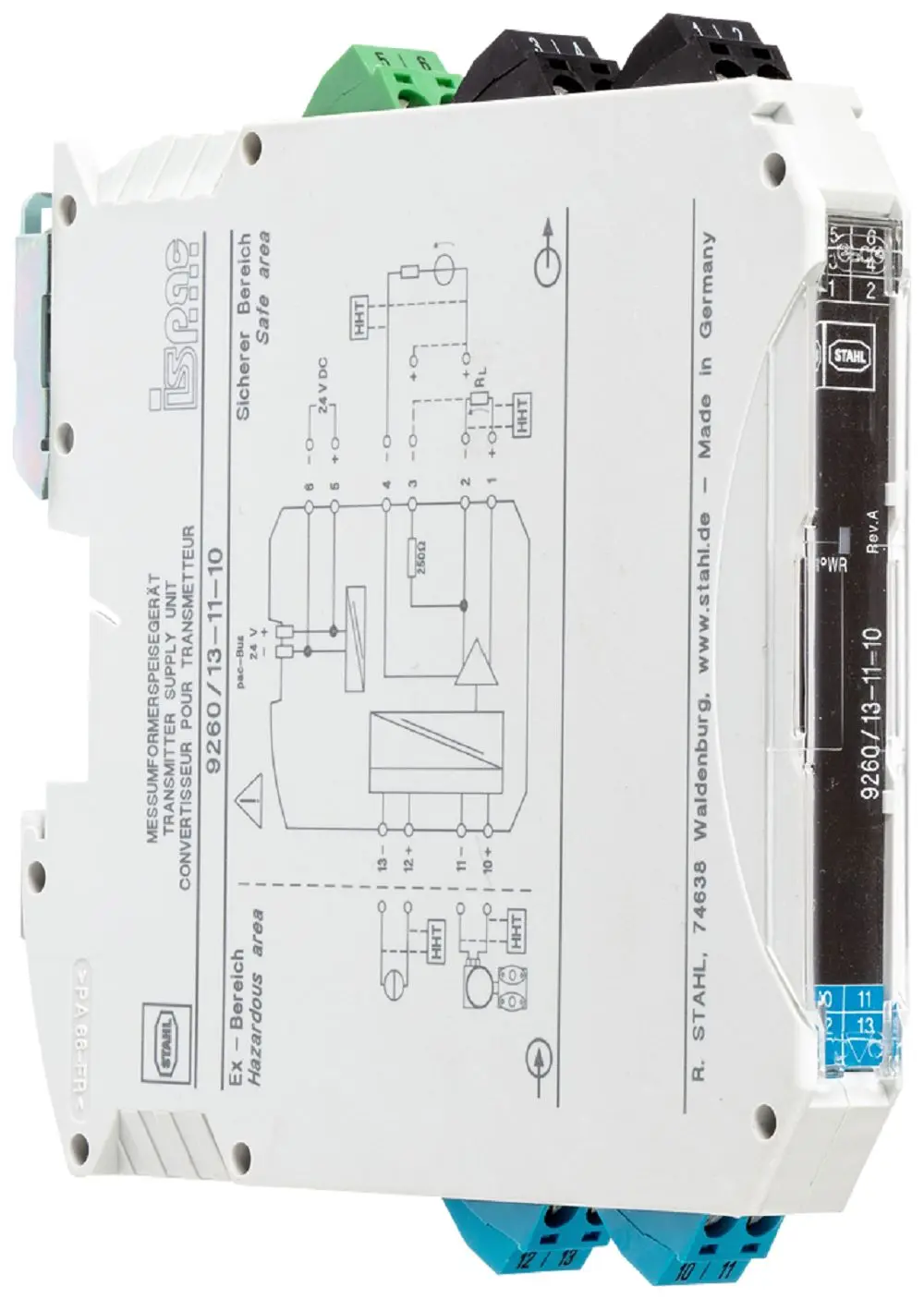 Produktfoto 1 von Siemens I100 DC/DC-Wandler, isoliert 16 V dc IN DIN-Schiene isoliert
