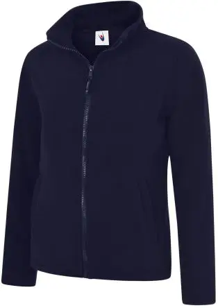 Produktfoto 1 von Uneek UC608 Damen Fleece-Jacke, 100 % Polyester Marine Durchgehender Reißverschluss, Größe M, Größe 34 to 36 in