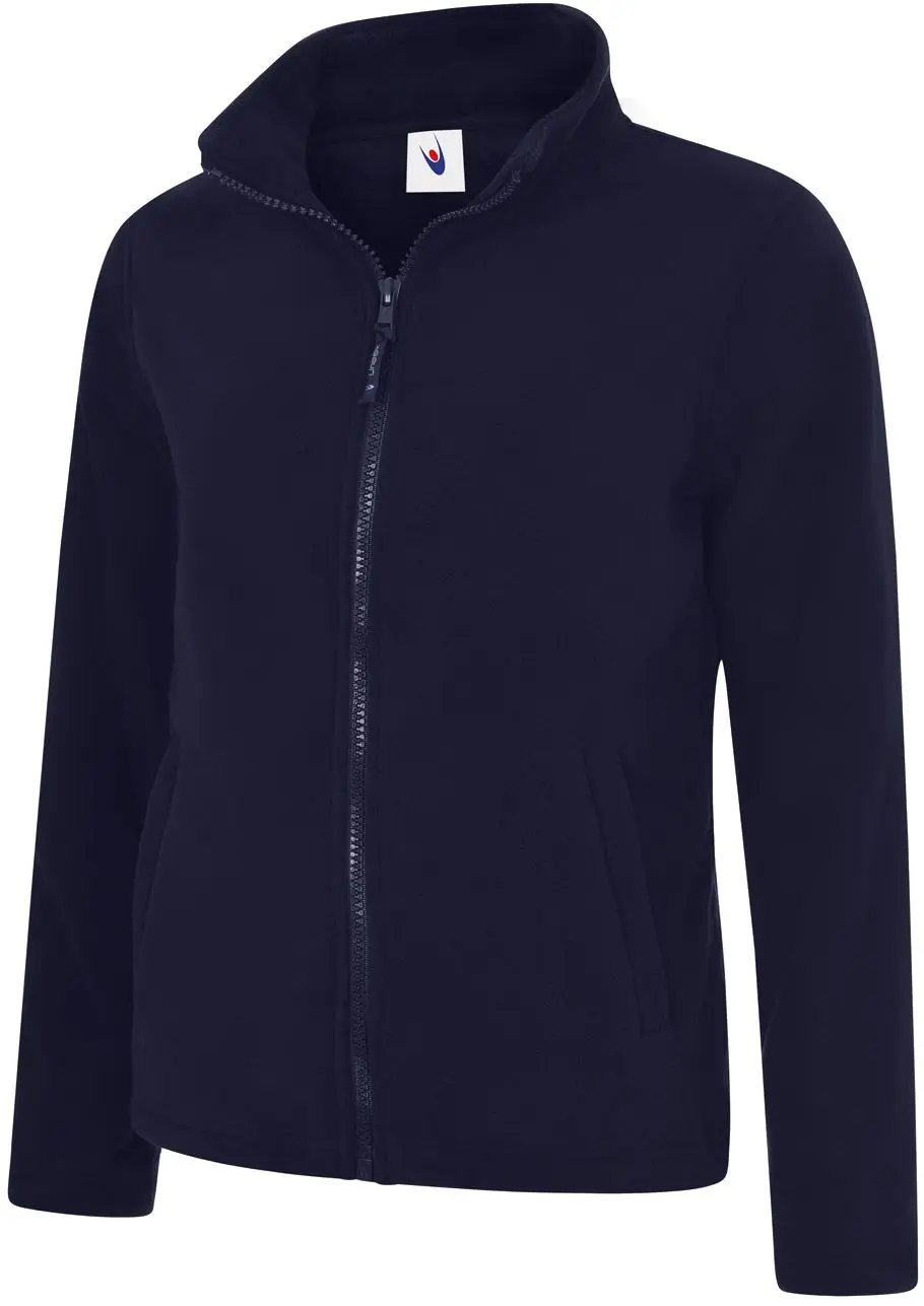 Produktfoto 1 von Uneek UC608 Damen Fleece-Jacke, 100 % Polyester Marine Durchgehender Reißverschluss, Größe XS, Größe 30 to 32 in