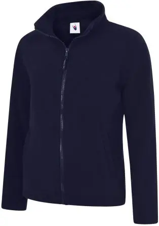 Produktfoto 1 von Uneek UC608 Damen Fleece-Jacke, 100 % Polyester Marine Durchgehender Reißverschluss, Größe XS, Größe 30 to 32 in