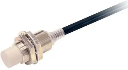Produktfoto 1 von Omron E2E M18 Induktiver Näherungssensor, Gewinderohr NPN / 50mA 16 mm, IP67, IP67G, IP69K 30 V dc