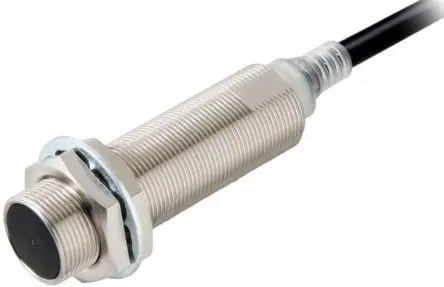 Produktfoto 1 von Omron E2E M18 Induktiver Näherungssensor, Gewinderohr PnP / 200mA 8 mm, IP69K, IP67, IP67G 30 V dc
