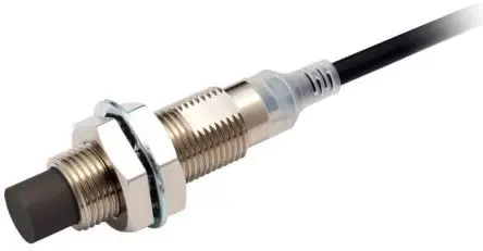 Produktfoto 1 von Omron E2E M12 Induktiver Näherungssensor, Gewinderohr PnP / 200mA 8 mm, IP67, IP67G, IP69K 30 V dc