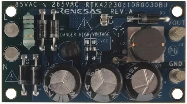 Produktfoto 1 von Renesas Electronics Abwärtswandler 200mA 24 V Abwärtswandler 85 V