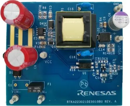 Produktfoto 1 von Renesas Electronics RAA223021 Evaluierungsplatine, RAA223021 Buck Schaltregler, für RAA2230114GSP#AA0