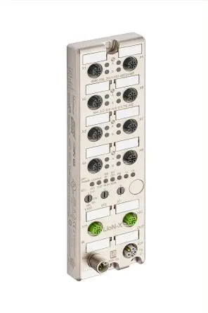 Produktfoto 1 von Lumberg Automation LioN-X E/A-Modul 12 Anschlüsse, IO-Link, 20 m