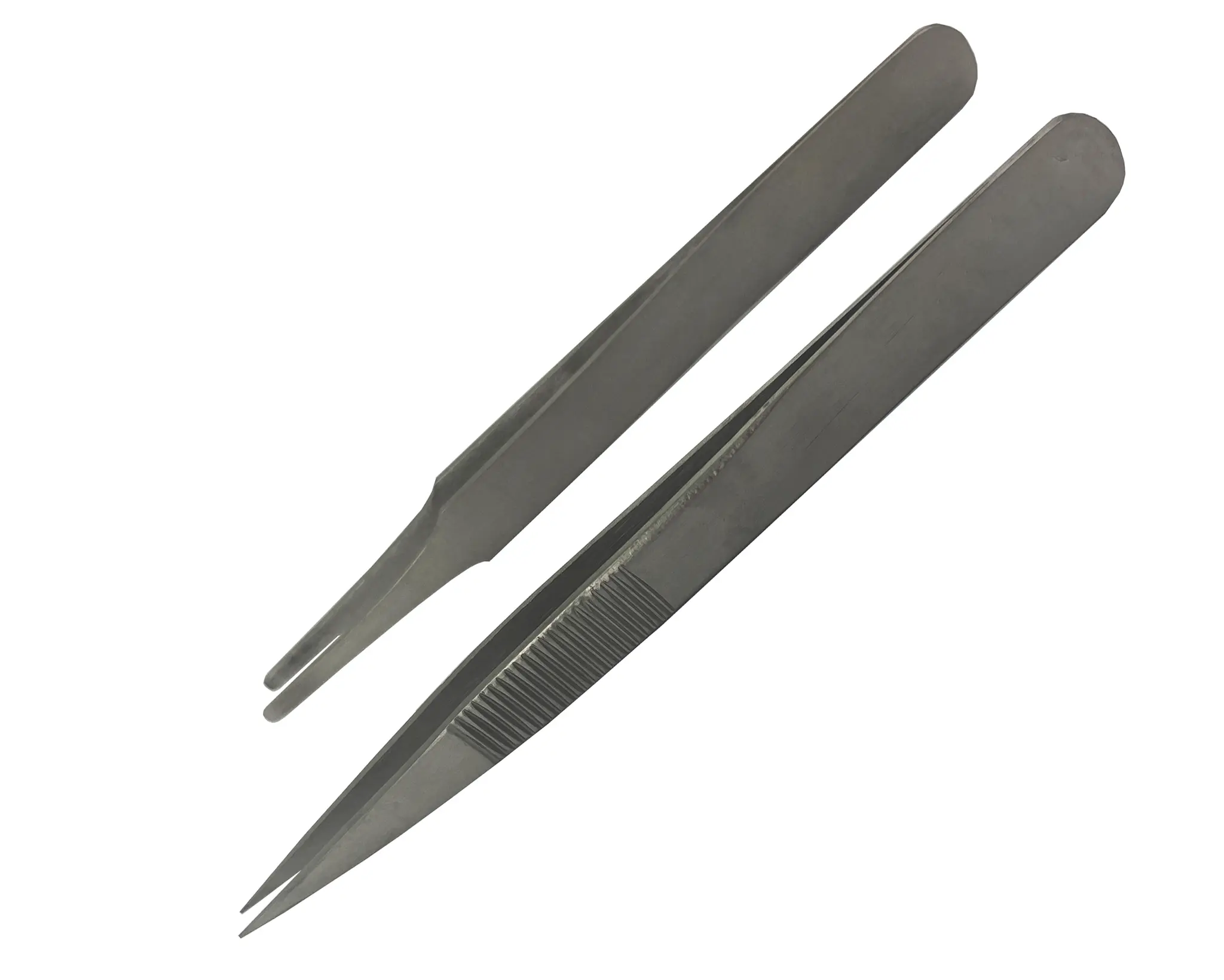 Produktfoto 1 von RS PRO 00BSA-2ASA KIT Austenitstahl Pinzettensatz, 120 mm Gerade, Spitze Gerade Antimagnetisch 2-teilig