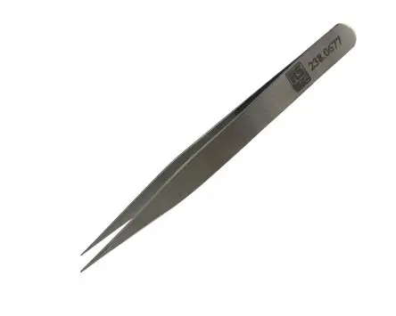 Produktfoto 1 von RS PRO Austenitstahl Pinzette, 120mm, Spitze Stabil Antimagnetisch 1-teilig