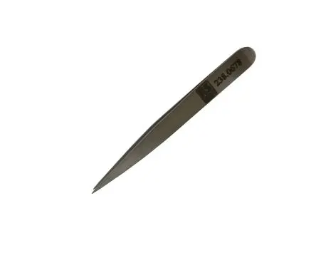 Produktfoto 1 von RS PRO Austenitstahl Pinzette, 90mm, Spitze Flach, Fein Antimagnetisch 1-teilig