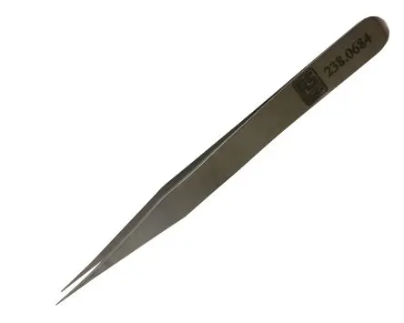 Produktfoto 1 von RS PRO Austenitstahl Pinzette, 120mm, Spitze Spitz Antimagnetisch 1-teilig