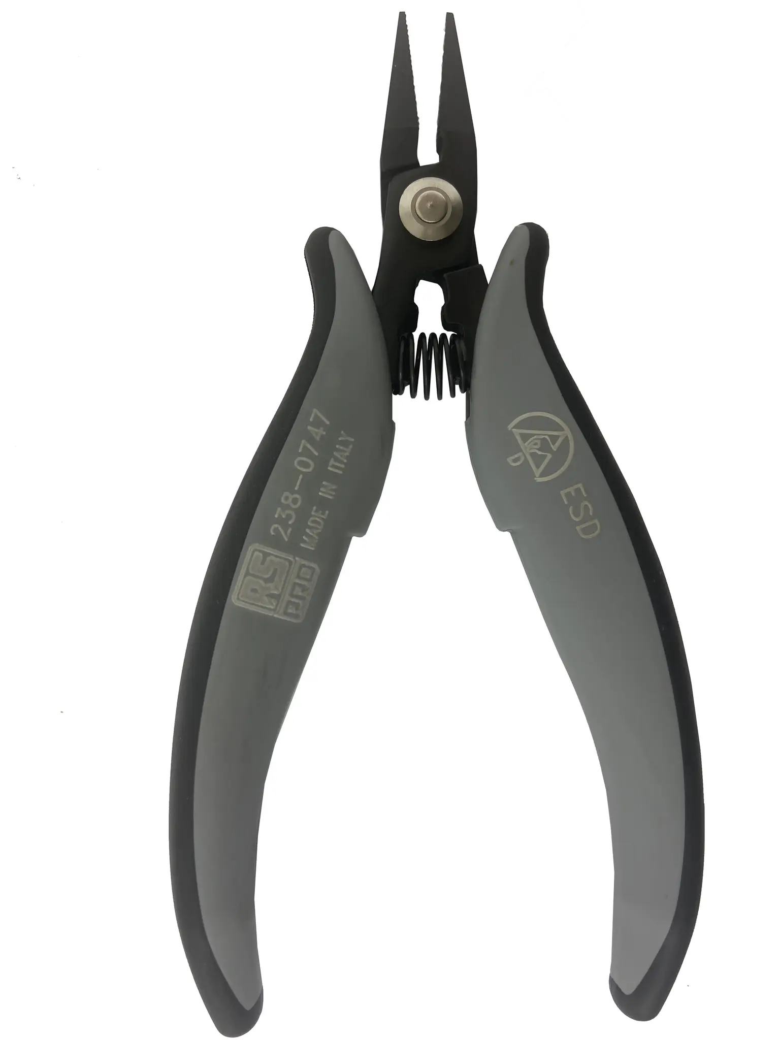 Produktfoto 1 von RS PRO Spitzzange / Backen 19mm Geriffelt 146 mm ESD-Sicherheit