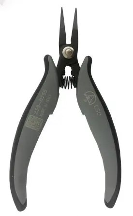 Produktfoto 1 von RS PRO Spitzzange / Backen 25mm Geriffelt 154mm ESD-Sicherheit
