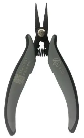 Produktfoto 1 von RS PRO Spitzzange / Backen 25mm Glatt 154mm ESD-Sicherheit