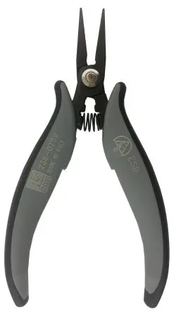 Produktfoto 1 von RS PRO Flachzange / Backen 25mm Glatt 154mm ESD-Sicherheit