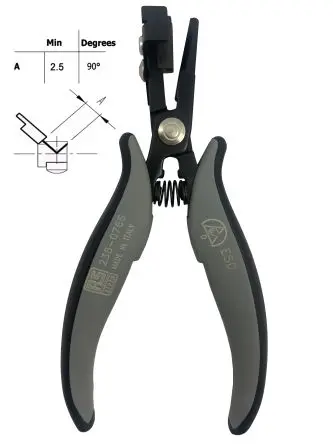 Produktfoto 1 von RS PRO Formzange / Backen 37mm Seitenschneider 158mm ESD-Sicherheit
