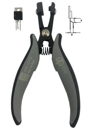 Produktfoto 1 von RS PRO Formzange Seitenschneider Schneidkraft → 1.3 mm 158mm ESD-Sicherheit