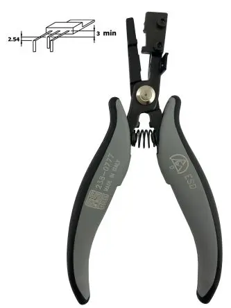 Produktfoto 1 von RS PRO Formzange Seitenschneider Schneidkraft → 1.3 mm 155mm ESD-Sicherheit