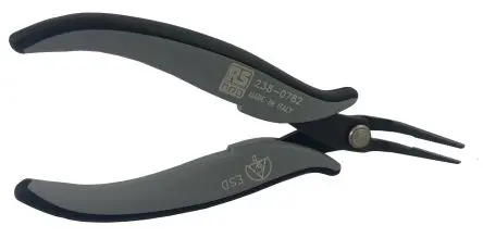 Produktfoto 1 von RS PRO Spitzzange / Backen 16mm Geriffelt 152mm ESD-Sicherheit Höhensicher