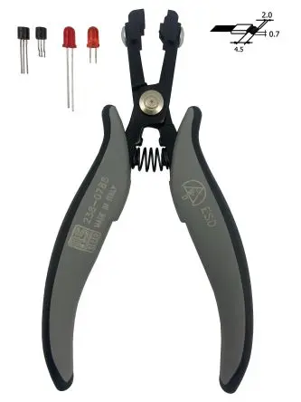Produktfoto 1 von RS PRO Formzange Geriffelt Schneidkraft → 0.8 mm 150mm ESD-Sicherheit