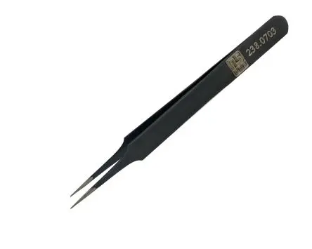 Produktfoto 1 von RS PRO Austenitstahl Pinzette, 110mm, Spitze Fein Antimagnetisch 1-teilig ESD-Sicherheit