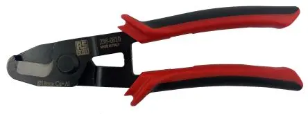 Produktfoto 1 von RS PRO Glatt Kabelschneider Höhensicher 180mm, Schneidleistung 18 mm