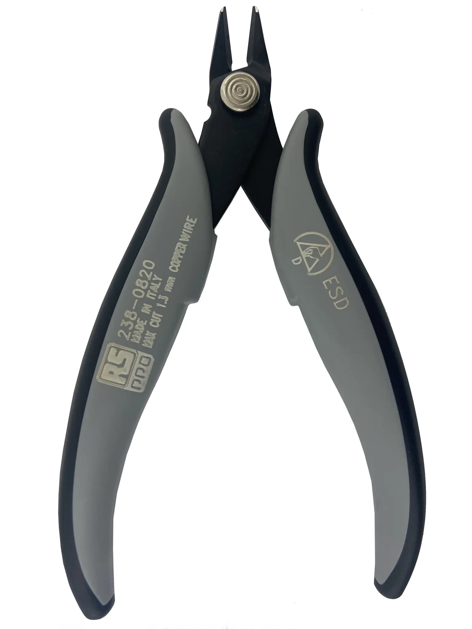 Produktfoto 1 von RS PRO ESD-Sicherheit Glatt Höhensicher 138 mm / Backen 20mm, Schneidleistung 1.3 mm