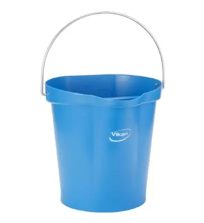Produktfoto 1 von Vikan Polypropylen Eimer mit Henkel Blau 12L