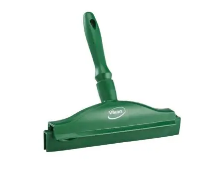 Vikan Abzieher geeignet für Oberflächen für die Lebensmittelzubereitung, Grün, B 70mm x H 95 mm x T 250 mm