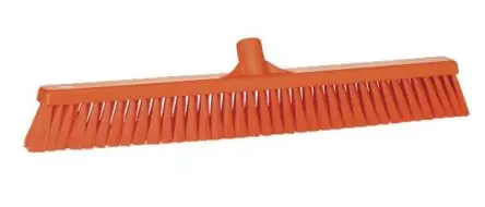 Produktfoto 1 von Vikan Besen mit Weichen Polypropylen Borsten Orange für Trockene Bereiche