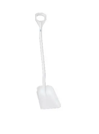 Produktfoto 1 von Vikan 340 mm Rechteckige Schaufel Für Lebensmittelverarbeitung geeignet, Grifflänge: 1280 mm Weiß