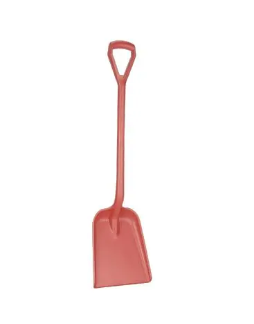 Produktfoto 1 von Vikan 327 mm Rechteckige Schaufel Für Lebensmittelverarbeitung geeignet, Griff aus Polypropylen, Grifflänge: 1040 mm Rot