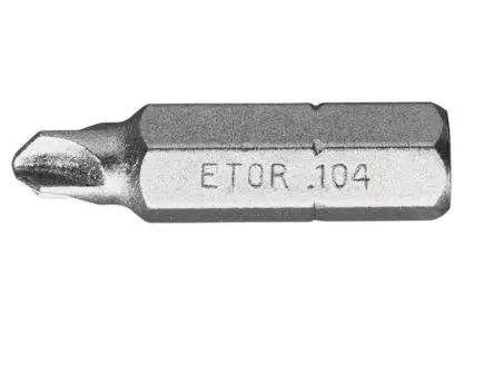 Facom 6.35 mm 1 mm Schraubbit, Sechskant, 1-teilig, 25 mm