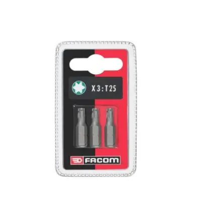 Produktfoto 1 von Facom Innensechsrund Treiberbit, Stahl T40, 3-teilig