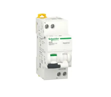 Produktfoto 1 von Schneider Electric Acti9 iDD40K FI/LS-Schalter (RCBO) 10A, 1-polig Typ C, Empfindlichkeit 30 mA