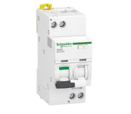 Produktfoto 1 von Schneider Electric Acti9 iDD40K FI/LS-Schalter (RCBO) 40A, 1-polig Typ C, Empfindlichkeit 30 mA