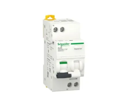 Produktfoto 1 von Schneider Electric Acti9 iDD40K FI/LS-Schalter (RCBO) 32A, 1-polig Typ C, Empfindlichkeit 300 mA