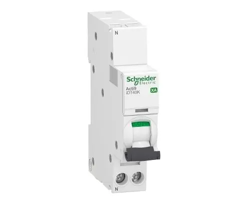 Schneider Electric Acti9 iDT40K XA Miniaturüberlastschalter Typ C, Pol 1-polig 10 A 230 V ac, Abschaltvermögen 4500 A