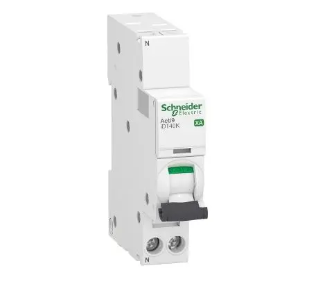 Produktfoto 1 von Schneider Electric Acti9 iDT40K XA Miniaturüberlastschalter Typ C, Pol 1-polig 16 A 230 V ac, Abschaltvermögen 4500 A