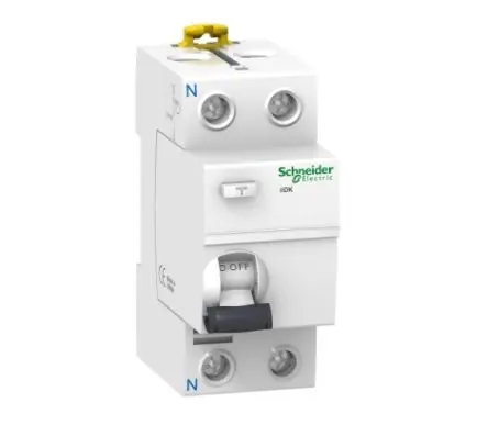 Produktfoto 1 von Schneider Electric Acti9 iIDK FI-Schutzschalter, 2-polig, 25A, 30 mA Typ AC Acti9 EN/IEC 61008-1